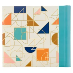 Hallmark Bright Geometric On White Photo Album -Hallmark Shop 200Photo Album Geometric Print on White 1EDY3142 04