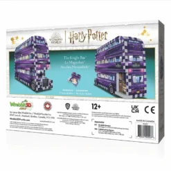 Wrebbit3D Harry Potter Mini Knight Bus 130-Piece Jigsaw Puzzle -Hallmark Shop 3D Harry Potter Mini Knight Bus Jigsaw Puzzle W3D0203 03