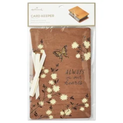 Hallmark Always In Our Hearts Memorial Card Keeper 6 Hallmark Always In Our Hearts Memorial Card Keeper -Hallmark Shop Always in Our Hearts Butterfly Bereavement Card Keeper 1CKP1710 03