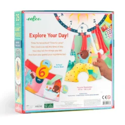 Eeboo Around The Clock 25-Piece Giant Jigsaw Puzzle For Kids -Hallmark Shop Around the Clock 25Piece Giant Jigsaw Puzzle PZCLK 03
