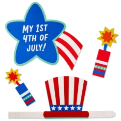 Hallmark Baby's First Holidays Pics 'n' Props Kit -Hallmark Shop Babys 1st Holidays Photo Prop Frame Kit 1BBY4822 06