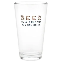 Hallmark Beer Is A Friend Pint Glass, 16 Oz.