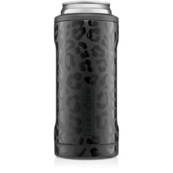 BruMate Onyx Leopard Stainless Steel Skinny Can Cooler, 12 Oz.
