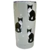 E&S Pets Tuxedo Cat Stainless Steel Tumbler, 20 Oz.