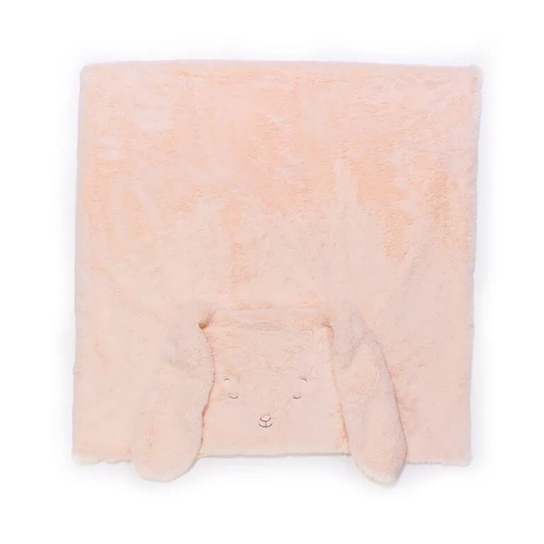 Bunnies By The Bay Blossom Bunny Tuck Me In Blanket, 28" 2 Bunnies By The Bay Blossom Bunny Tuck Me In Blanket, 28" - Image 2