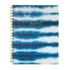 Blue And White Dyed Spiral Notebook