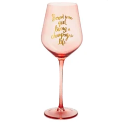 Hallmark Boxed Wine Girl Wine Glass, 19.27 Oz.