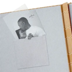 Hallmark Hexagons On Kraft Large Refillable Photo Album -Hallmark Shop Brown Kraft Paper Geometric Refillable Photo Album 1EDY3155 04