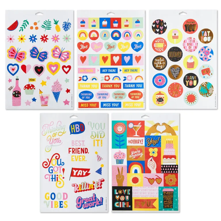 Hallmark Decorate And Send Colorful Sticker Book 1 Hallmark Decorate And Send Colorful Sticker Book