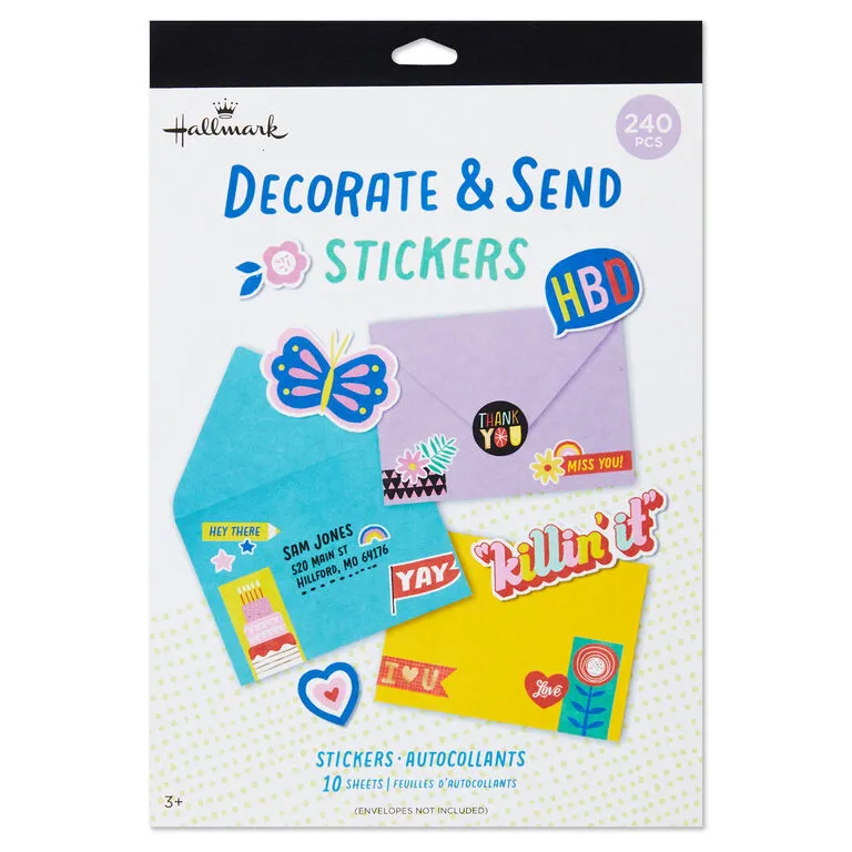 Hallmark Decorate And Send Colorful Sticker Book 4 Hallmark Decorate And Send Colorful Sticker Book - Image 4