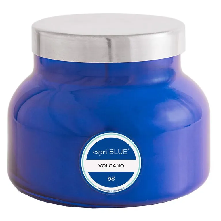 Capri Blue Volcano Blue Signature Jar Candle, 19 Oz. 1 Capri Blue Volcano Blue Signature Jar Candle, 19 Oz.