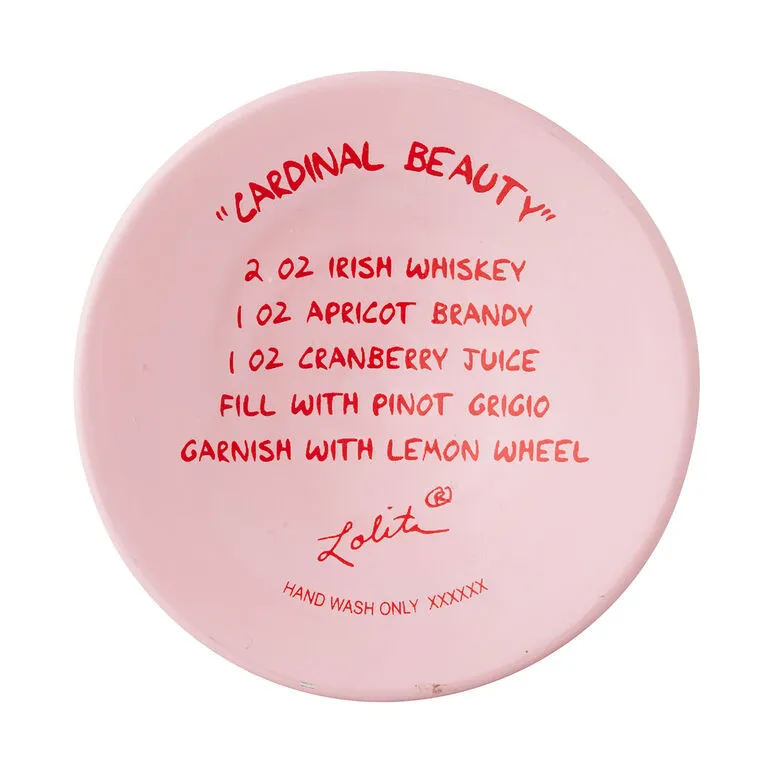 Enesco Lolita Cardinal Beauty Handpainted Wine Glass, 15 Oz. 4 Enesco Lolita Cardinal Beauty Handpainted Wine Glass, 15 Oz. - Image 4