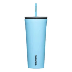 Corkcicle Santorini Aqua Stainless Steel Tumbler, 24oz.