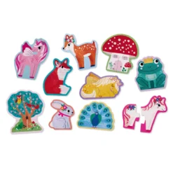 Crocodile Creek Unicorns And More 2-Piece Beginner Puzzles For Kids, Set Of 10