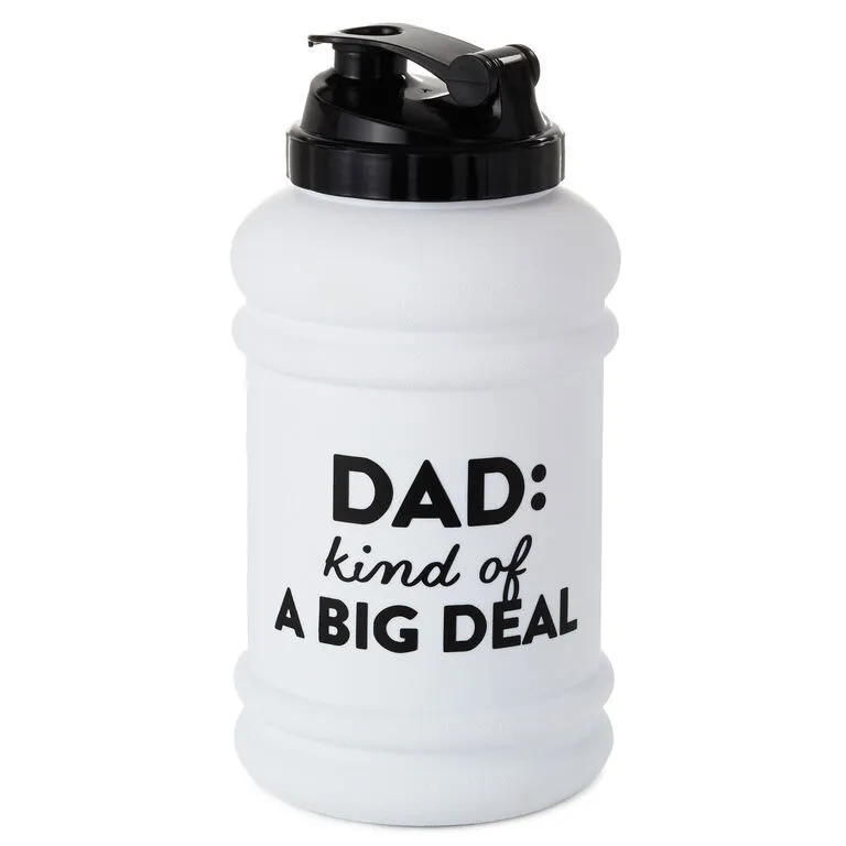 Hallmark Dad: Kind Of A Big Deal Water Jug, 80 Oz. 1 Hallmark Dad: Kind Of A Big Deal Water Jug, 80 Oz.