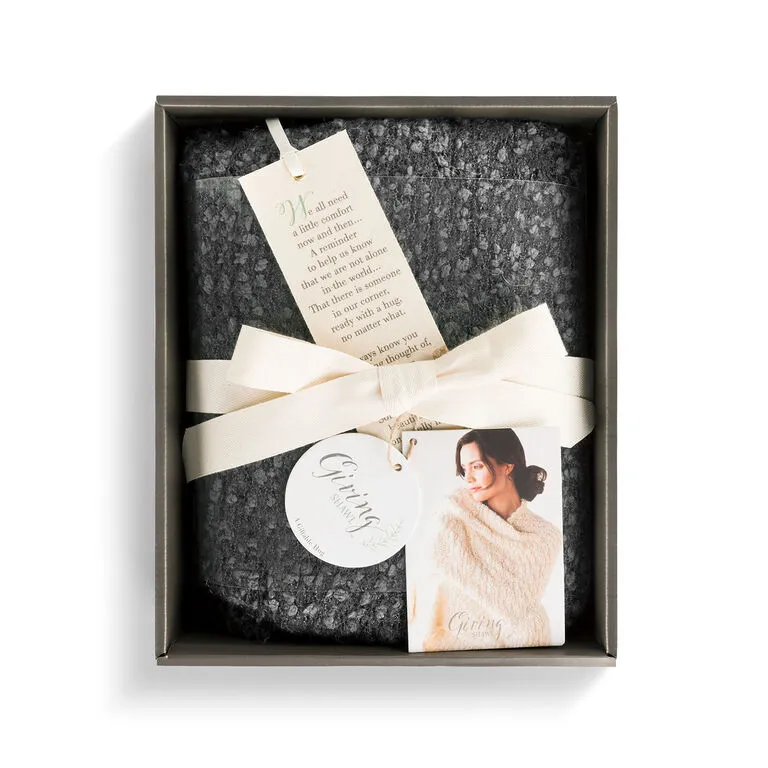 Demdaco Charcoal Giving Shawl 1 Demdaco Charcoal Giving Shawl