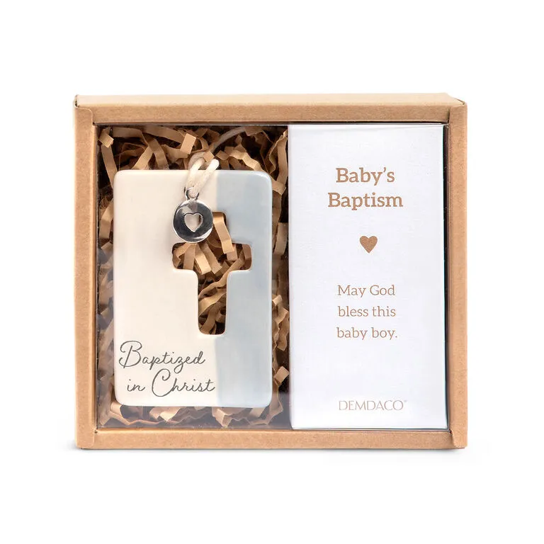 Demdaco Blue Baptism Token 2 Demdaco Blue Baptism Token - Image 2