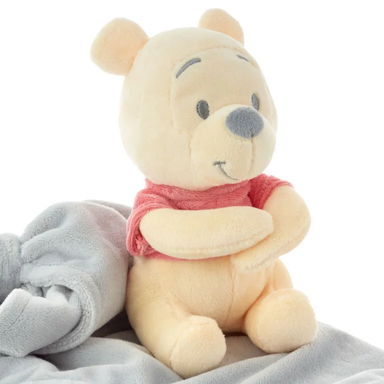 Hallmark Disney Baby Winnie The Pooh Plush And Lovey Blanket 4 Hallmark Disney Baby Winnie The Pooh Plush And Lovey Blanket - Image 4