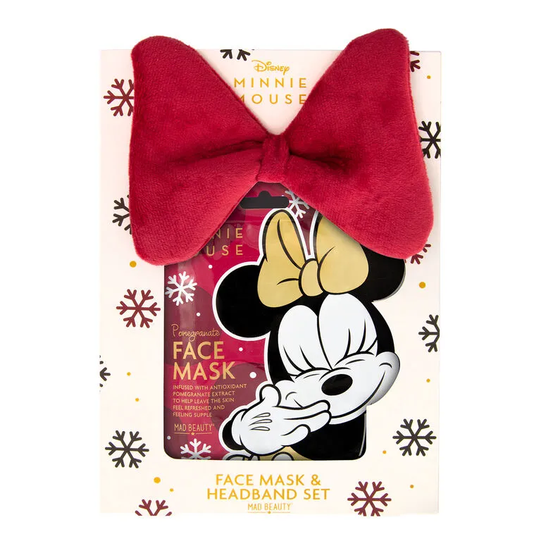 Mad Beauty Disney Minnie Mouse Headband And Face Mask Holiday Set 2 Mad Beauty Disney Minnie Mouse Headband And Face Mask Holiday Set - Image 2