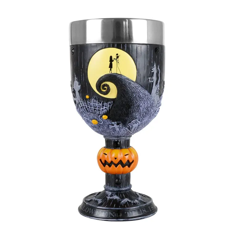 Enesco Disney Showcase Nightmare Before Christmas Goblet, 7.09" 1 Enesco Disney Showcase Nightmare Before Christmas Goblet, 7.09"