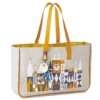 Hallmark Walt Disney World 50th Anniversary "it's A Small World" Canvas Tote Bag