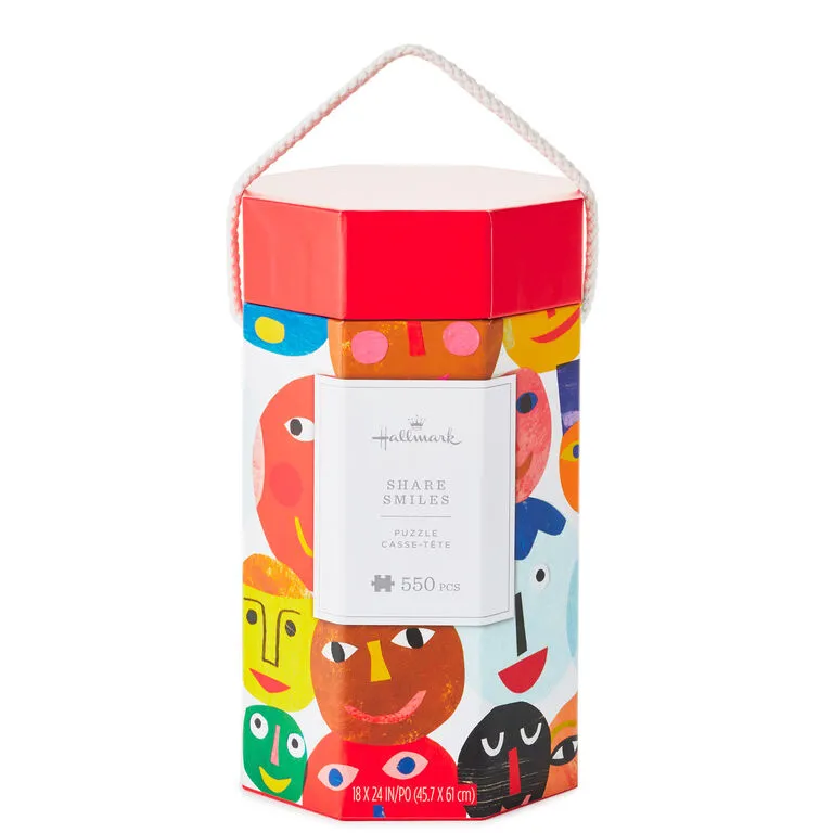 Hallmark Share Smiles 550-Piece Jigsaw Puzzle 1 Hallmark Share Smiles 550-Piece Jigsaw Puzzle