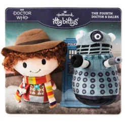 Hallmark Itty Bittys® Doctor Who The Fourth Doctor And Dalek Plush, Set Of 2 -Hallmark Shop Doctor Who Fourth Doctor and Dalek Plush itty bittys 1KDD2078 03