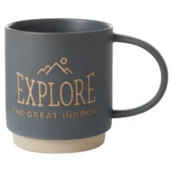 Hallmark Explore Indoors Funny Mug, 16 Oz.