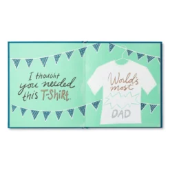 Dad, I Wrote A Book About You Fill-in-the-Blanks Book -Hallmark Shop FillintheBlanks Book for Dad 6956 03