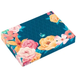 Hallmark Floral Stationery Set And Desk Organizer Box -Hallmark Shop Floral Stationery Set and Desk Organizer Box 5STZ5100 05