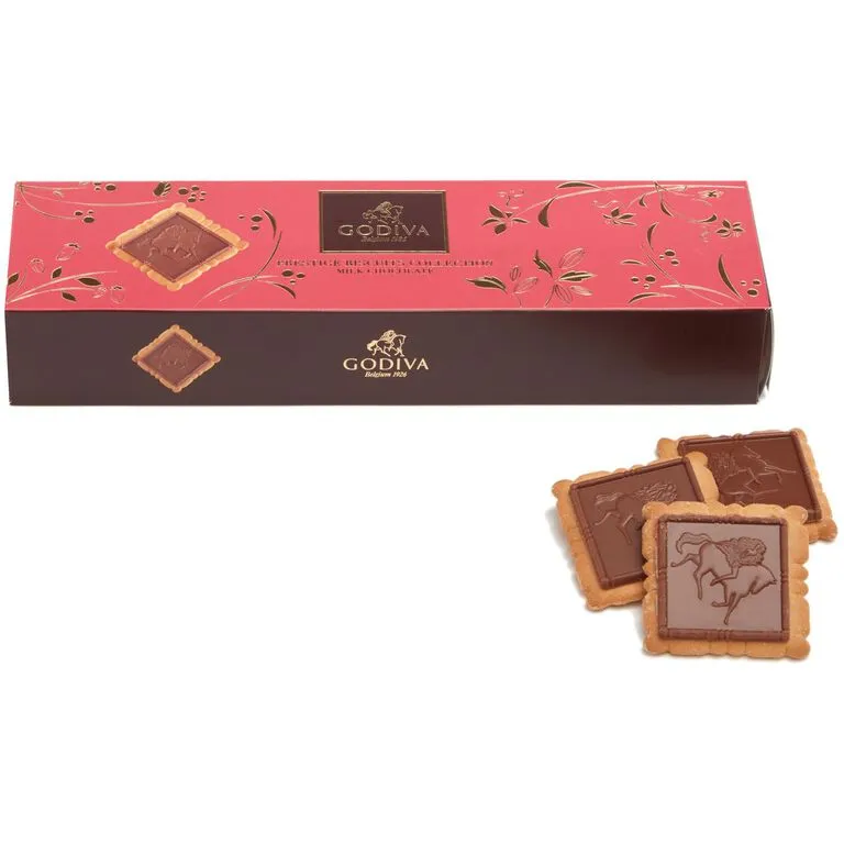 Godiva Lady Godiva Milk Chocolate Biscuits, 12 Pieces 1 Godiva Lady Godiva Milk Chocolate Biscuits, 12 Pieces