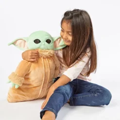 Pillow Pets Disney Star Wars: The Mandalorian Grogu Plush Toy, 16" -Hallmark Shop Grogu Pillow Pet from Star Wars The Mandalorian 03201497E 04
