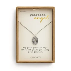 Demdaco Guardian Angel Charm Necklace, 18" -Hallmark Shop Guardian Angel Charm Necklace 1008100025 03
