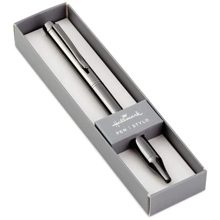 Hallmark Gun Metal Gray Pen 2 Hallmark Gun Metal Gray Pen - Image 2