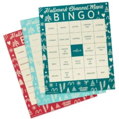 Hallmark Channel Movie Bingo Game Pad -Hallmark Shop Hallmark Channel Bingo TearOff Game Pad 1XKT3502 03