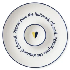 Hallmark Channel Chip And Dip Plate