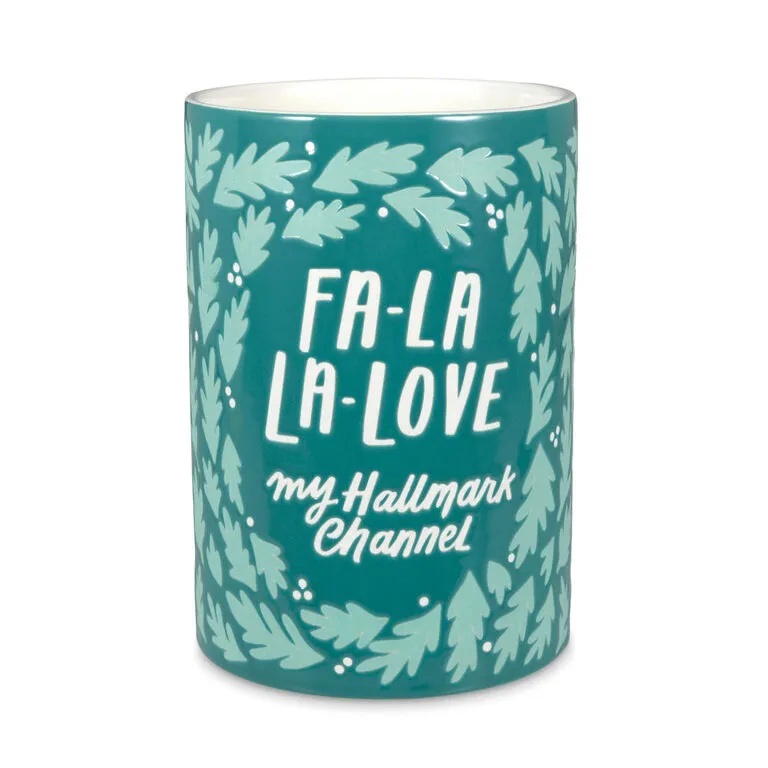 Hallmark Channel Fa-La-La-Love Ceramic Wine Chiller 1 Hallmark Channel Fa-La-La-Love Ceramic Wine Chiller