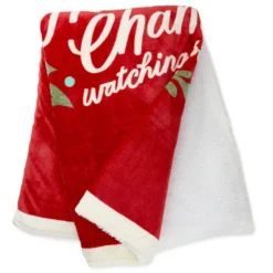 Hallmark Channel Red Oversized Blanket, 60x80 -Hallmark Shop Hallmark Channel FamilySized Blanket 1XKT3505 03