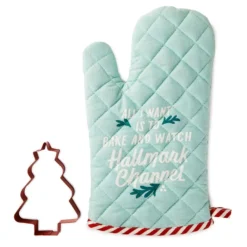 Hallmark Channel Bake And Watch Oven Mitt And Cookie Cutter, Set Of 2