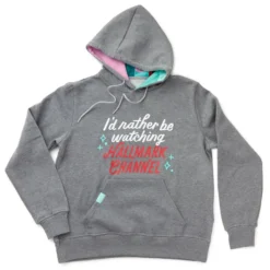 Hallmark Channel Rather Be Watching Sweatshirt Hoodie, X-Large