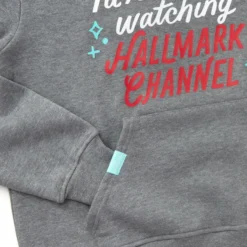 Hallmark Channel Rather Be Watching Sweatshirt Hoodie, X-Large 6 Hallmark Channel Rather Be Watching Sweatshirt Hoodie, X-Large -Hallmark Shop Hallmark Channel Rather Be Watching Sweatshirt Hoodie 1XKT3552 03