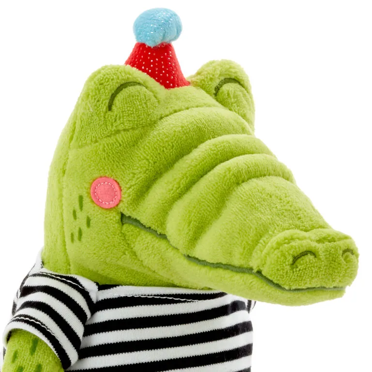 Hallmark Happy Birthday Alligator Stuffed Animal, 9" 2 Hallmark Happy Birthday Alligator Stuffed Animal, 9" - Image 2