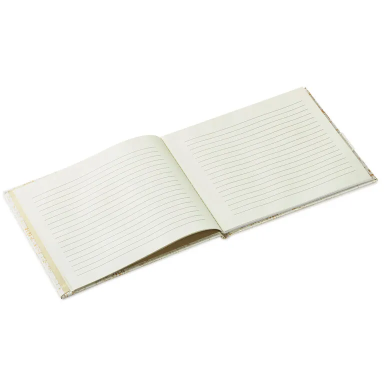 Hallmark Ivory And Gold Guest Book 2 Hallmark Ivory And Gold Guest Book - Image 2