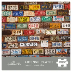 Hallmark License Plates 1,000-Piece Puzzle