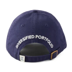 Life Is Good Diversified Portfolio Navy Baseball Cap -Hallmark Shop Life Is Good Beers on Navy Blue Baseball Cap 98701OS 03