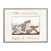 Malden Life's Journey Begins At Retirement Wood Picture Frame, 4x6