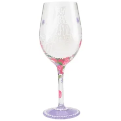 Lolita® Beautiful Bridesmaid Handpainted Wine Glass, 15 Oz.