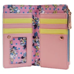 Loungefly Minnie Pastel Color Block Dots Wallet -Hallmark Shop Loungefly Minnie Pastel Color Block Dots Wallet WDWA2434 04