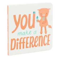 Hallmark MopTops Highland Cow Stuffed Animal With You Make A Difference Board Book -Hallmark Shop MopTops Plush Cow Stuffed Animal Board Book 1KID1537 04