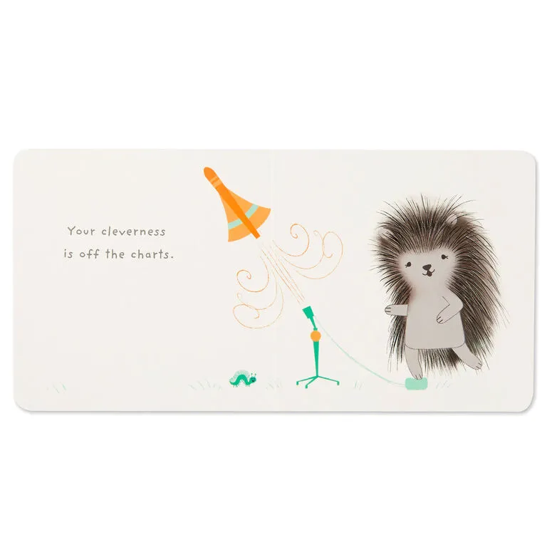 Hallmark MopTops Porcupine Stuffed Animal With You Are Curious Board Book 6 Hallmark MopTops Porcupine Stuffed Animal With You Are Curious Board Book - Image 6